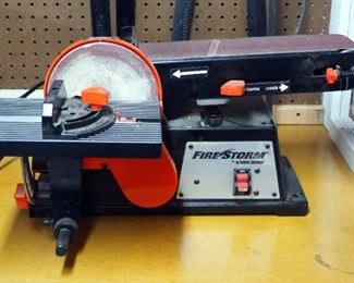 Black & Decker Firestorm Belt Sander With Grinder, Model FS500SA