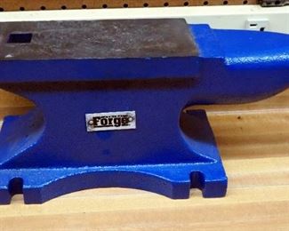 Central Forge Cast Iron 55lb Anvil And Mini Anvil