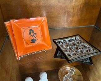 Playboy club and vintage ashtrays