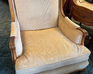 (2) upholstered armchairs (only 1 photographed)