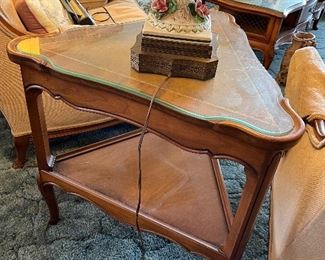 Triangular side table