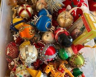 Vintage Christmas ornaments....