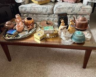 Coffee table and decor