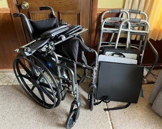 Wheelchair and medical supplies