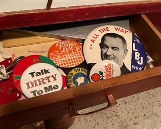 Vintage pinbacks.....