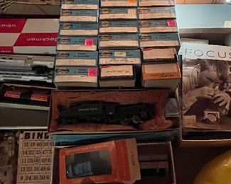 Train cars and engines......