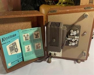 Vintage Keystone Sixty 8mm Movie Projector