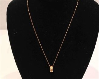 10k gold "I Love You" necklace