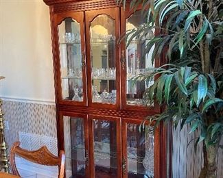  Nice Size China Cabinet or Display Cabinet 35”Wx12Dx76H $500