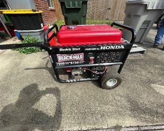  Black Max Honda Generator $600