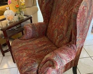 Wing Back Chair $400