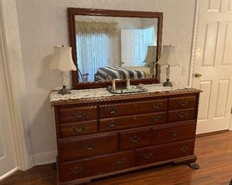Dresser with Mirror $200
