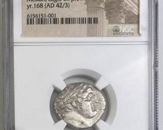 For your consideration is this c.126 B.C.-65 A.D. Phoenician Tyre Half Shekel AU. 4/5 subgrades! Truly a jawdropping high grade About Uncirculated ancient coin! These coins are often associated with the Biblical story of Judas betraying Jesus for 30 pieces of silver. It was also featured on an episode of Pawn Stars in which Rick purchased a full shekel raw, cleaned example for $1600!
NOTE: Please do not wait until last minute to bid on anything over $1000 as we will have to manually check and approve your registration.