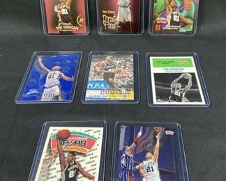 For your consideration is this lot of (8) Tim Duncan Cards w/ Rare Inserts
Please note: Raw card condition may vary widely, please see photos.