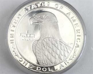 For your consideration is this 1983 Olympic Commemorative Silver Dollar