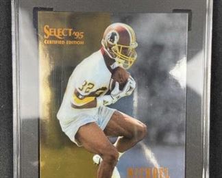For your consideration is this 1995 Select Michael Westbrook Rookie SGC 9