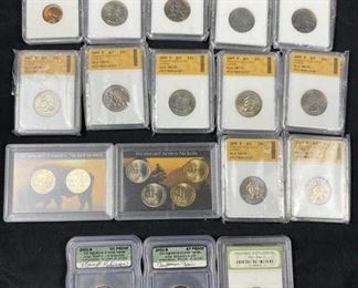 For your consideration is this Assorted Slabbed Coin Sets