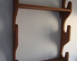 Oak gun rack