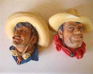 Bossons chalkware heads
