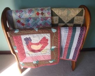Patchwork lap quilts
