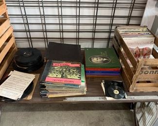 vintage vinyl records