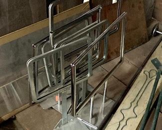 general store metal sign holders