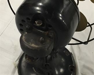 Emerson Jr. Brass Blade Fan Antique