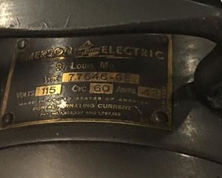 Emerson Electric Antique Fan