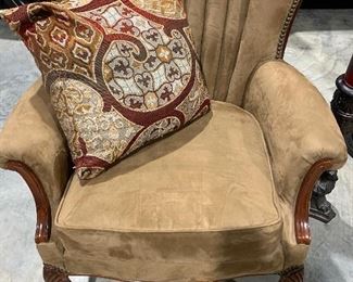 VERY COMFY WING BACK CHAIR