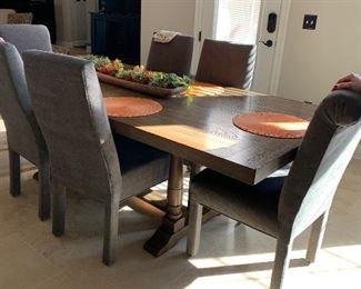 TABLE AND 6 CHAIRS