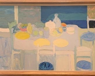 Roger Muhl - Oil On Canvas / 38 x 57"