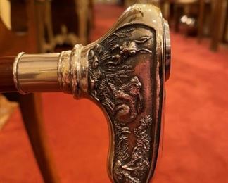 Sterling walking stick