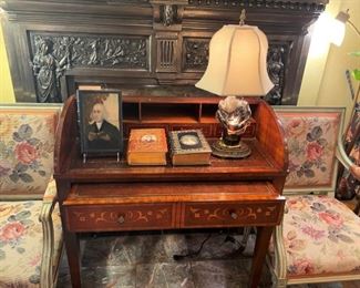Maitland Smith inlaid desk