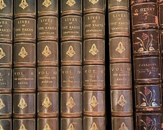 Rare leatherbound books