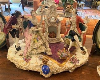 Very large Dresden Figurine