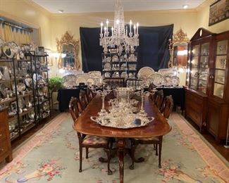 “The SILVER ROOM”!  You’ve never seen this much amazing silver in one place.  Important pieces!