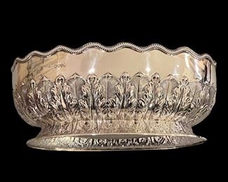 English sterling footed bowl