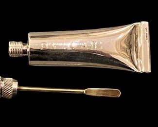 Bulgari sterling miniature toothpaste tube