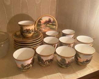 Royal Worcester teacups and saucers