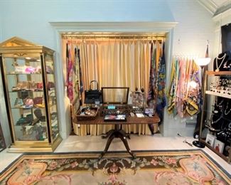 The “Jewelry & Important Handbag” room
