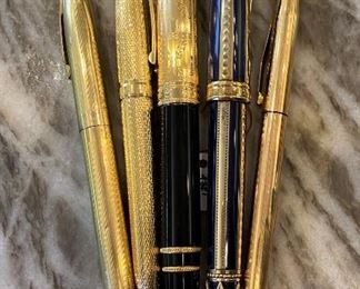 Michel Perrin, Aurora, Scheaffer white dot 14k…amazing pens