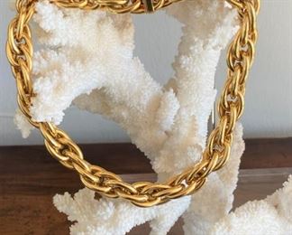 18k 1980’s heavy gold necklace.  This necklace is my favorite piece of jewelry in the sale.  Everyone needs this….it just feels good!