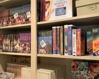 Vintage VCR tapes - unopened!  There are some classics here!