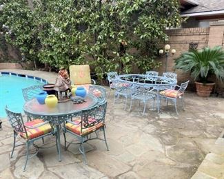 Vintage Brown Jordan patio furniture from the Villa in Hawaii