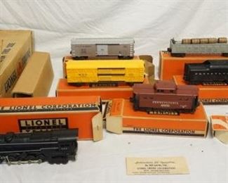 1001 LIONEL TRAINS OUTFIT NO. 2217WS O GAUGE FREIGHT TRAIN W/ WHISTLE & SMOKE TRAIN SET
