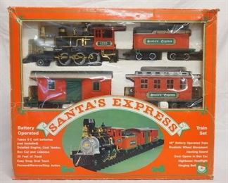 1008 SANTA'S WORLD SANTA EXPRESS TRAIN SET W/ ORIGINAL BOX
