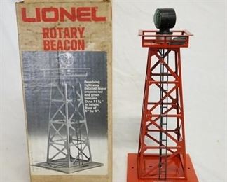 1040 LIONEL ROTARY BEACON 6-2494 12 IN H, W/ ORIGINAL BOX
