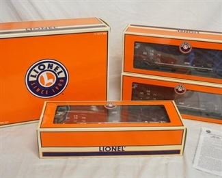 1048 LIONEL CONRAIL BATHTUB GONDOLA 3 PACK 6-17429 IN ORIGINAL BOXES
