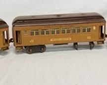 1116 3 THE LIONEL LINES TRAIN CARS INCLUDES OBSERVATION NO. 312 & TWO PULLMAN NO.309
