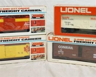 1123 LOT OF 4 LIONEL MODEL TRAINS
